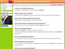 Tablet Screenshot of klik2match.nl